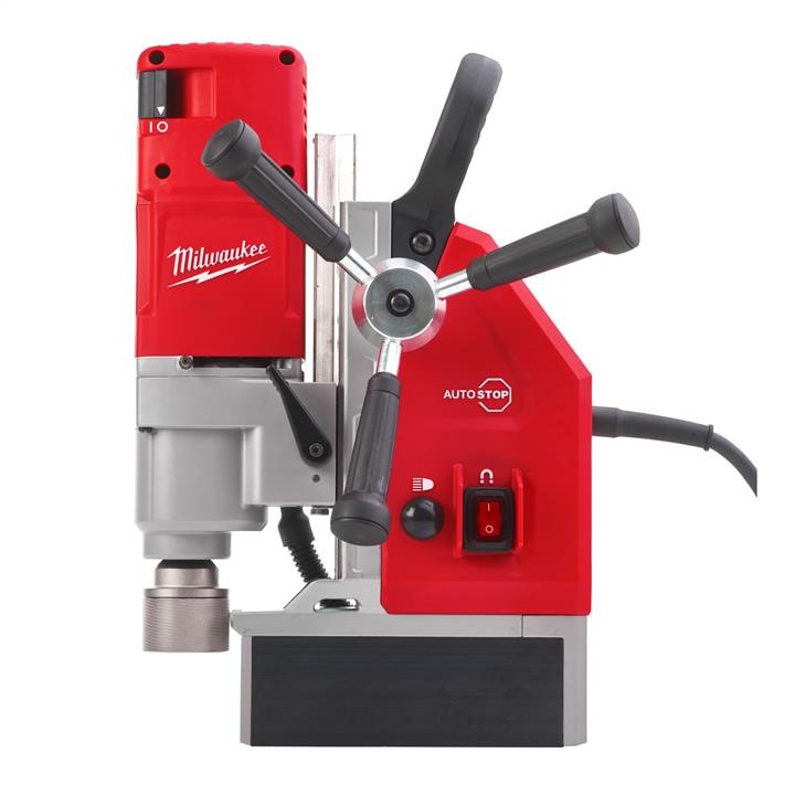 4933451015 Milwaukee Drill on a magnetic stand