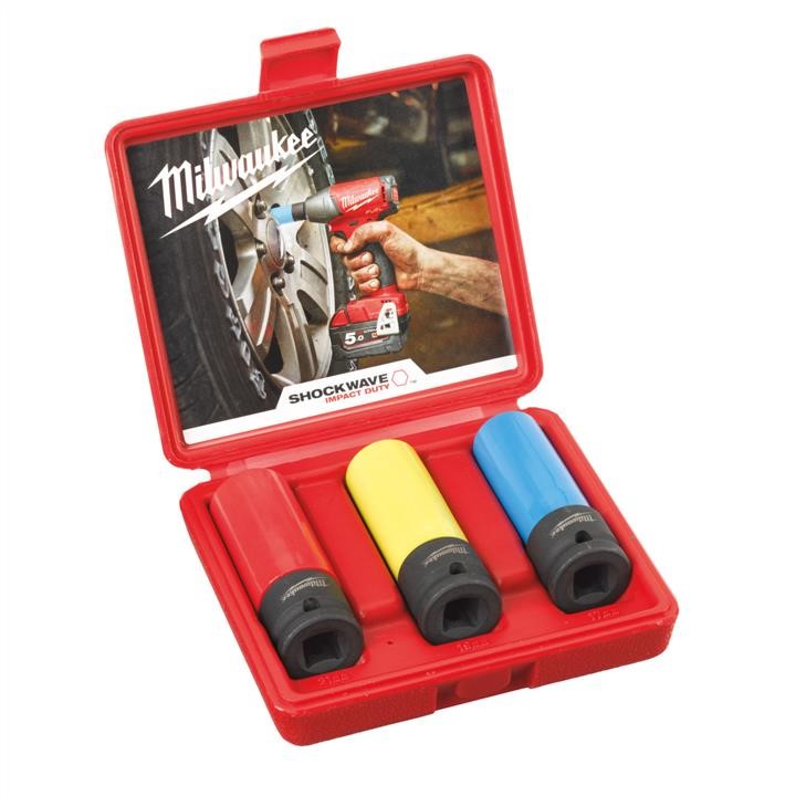 4932451568 Milwaukee Impact socket set, 1/2"