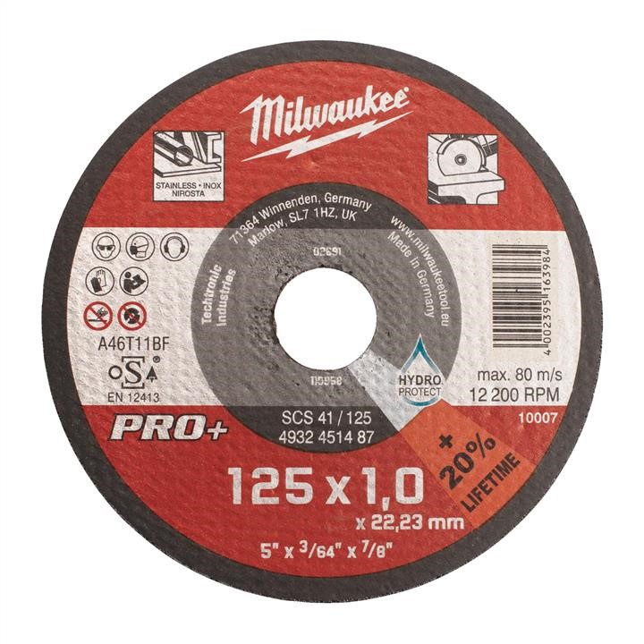 Milwaukee 4932451487 Cutting wheel for metal 4932451487