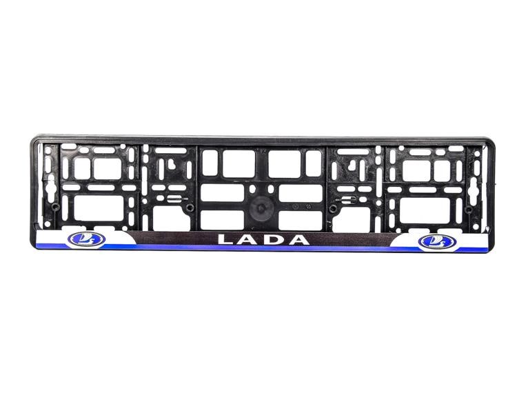 Winso 12.2 Frame for number plate, Lada (Black) 122
