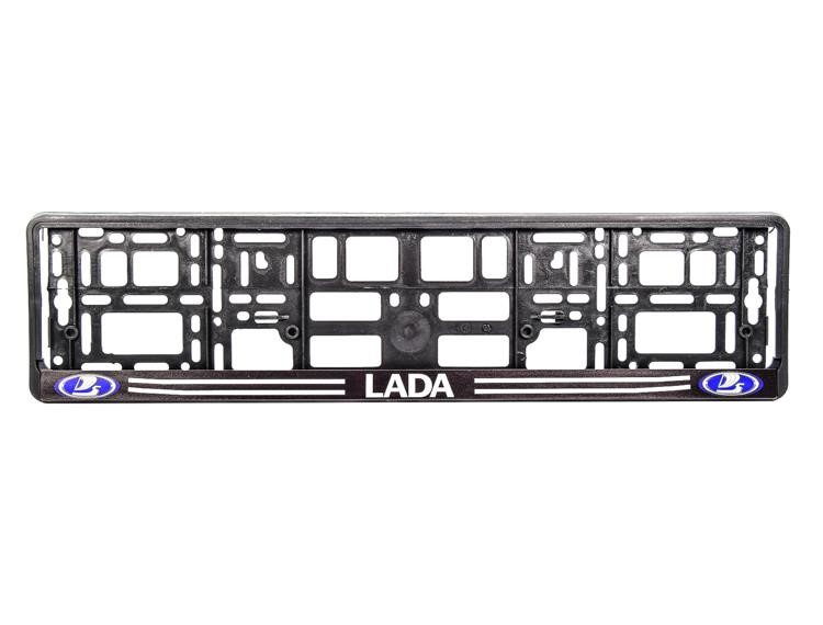 Winso 123 Frame for license plate, Lada Black 123