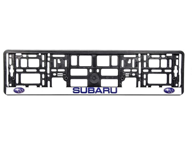 Winso 1.2 Frame for number plate, Subaru (White) 12