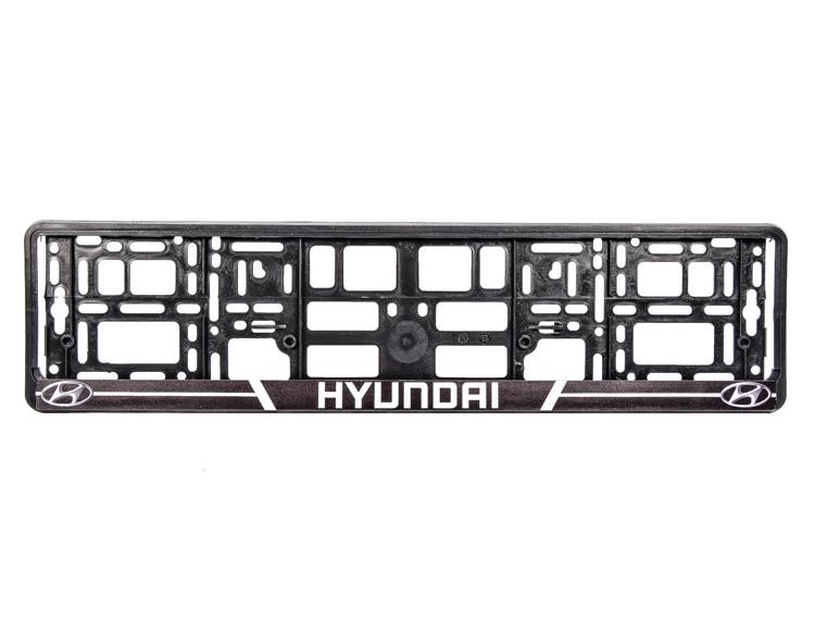 Winso 10.2 Frame for number plate, Hyundai (Black) 102