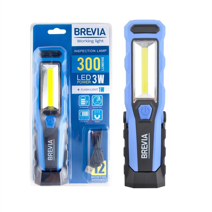 Brevia 11320 Inspection lamp Brevia LED 8SMD+1W LED 300lm 2000mAh microUSB 11320