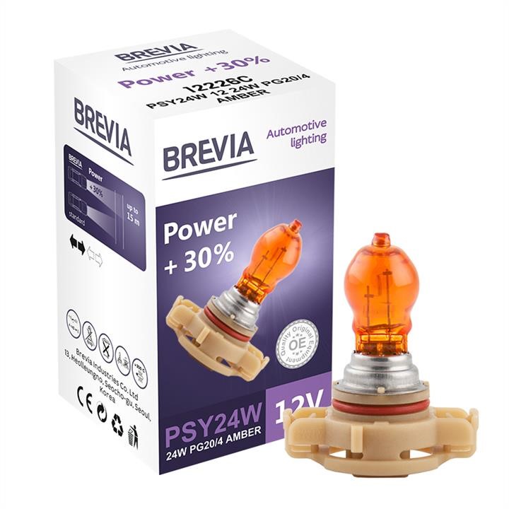 Brevia 12226C Halogen lamp Brevia PSY24W 12V 24W PG20/4 AMBER Power +30% CP 12226C