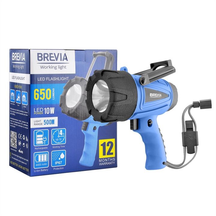 Brevia 11600 Inspection lamp Brevia LED 500М 10W LED 650lm 4400mAh, microUSB 11600