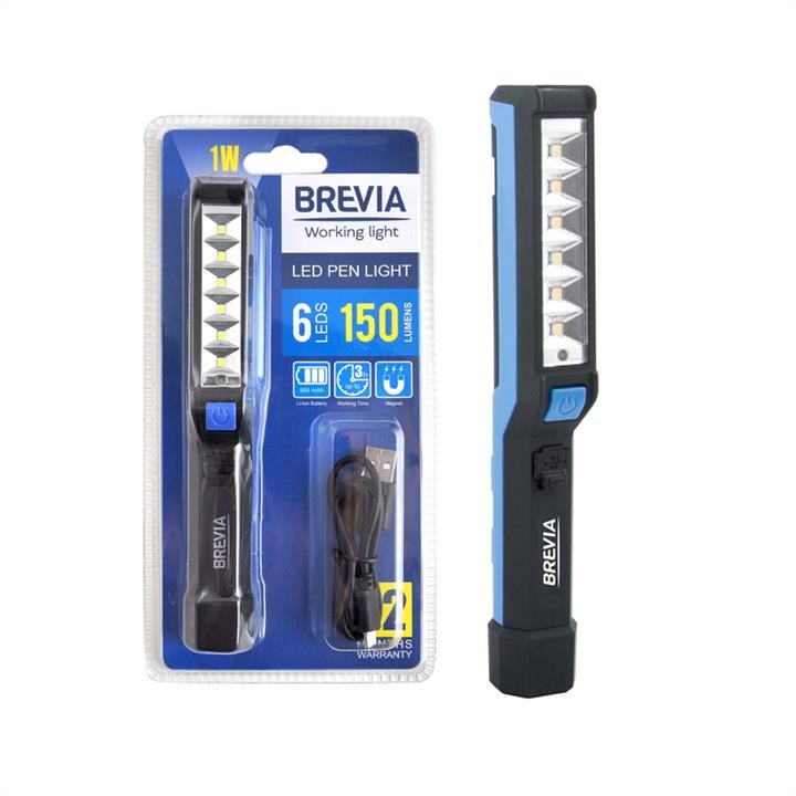 Brevia 11210 Inspection lamp Brevia LED Pen Light 6SMD+1W LED 150lm 900mAh microUSB 11210