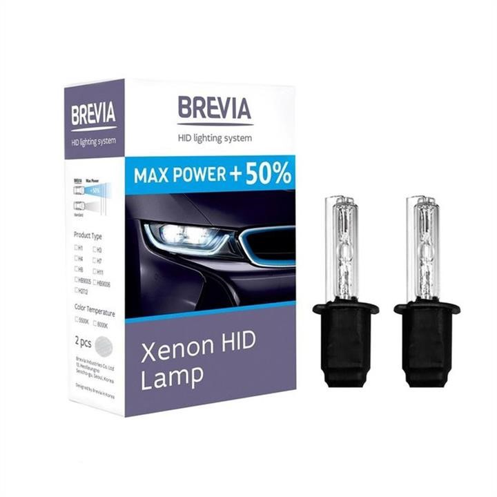 Brevia 12343MP Xenon lamp Brevia H3 +50%, 4300K, 85V, 35W PK22s KET, 2 pcs. 12343MP