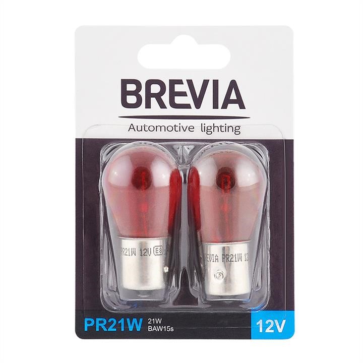 Brevia 12326B2 Incandescent lamp Brevia PR21 12V 21W BAW15s Red 2 pcs. 12326B2