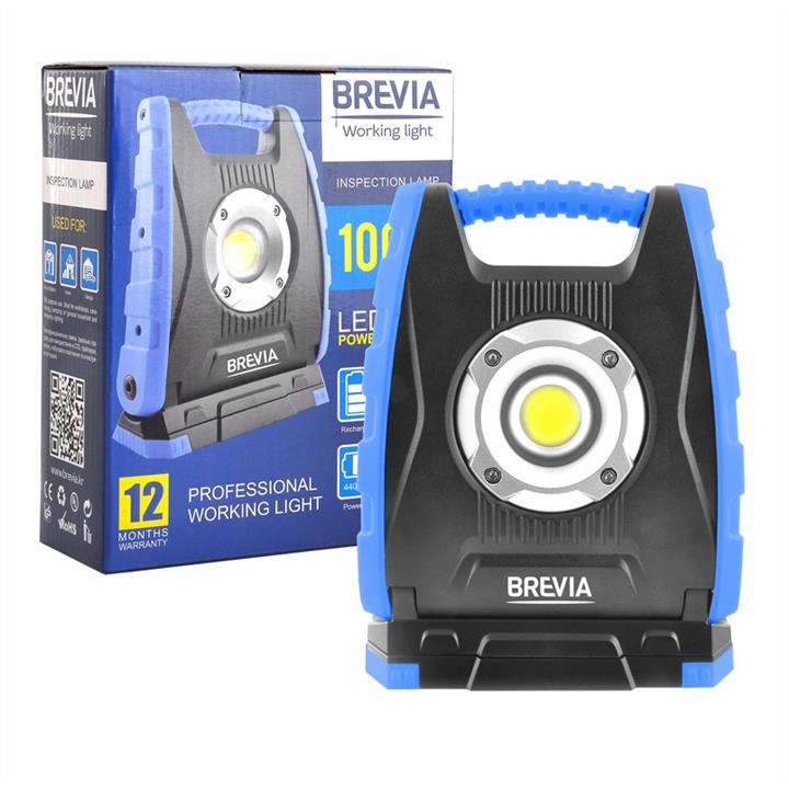 Brevia 11410 Professional inspection lamp Brevia LED 10W COB 1000lm 4400mAh Power Bank, type-C 11410