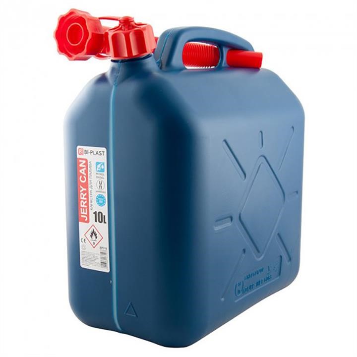 Bi-Plast BP-310 HDPE plastic canister for fuel 10L with funnel BP310