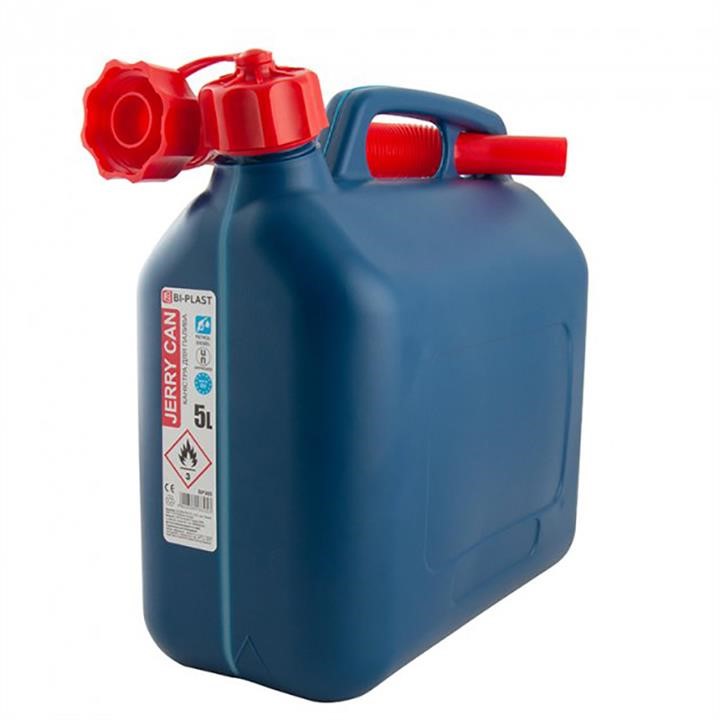 Bi-Plast BP-305 HDPE plastic canister for fuel 5L with funnel BP305