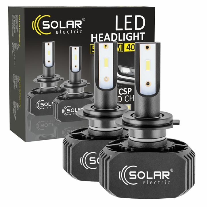 Solar 8207 LED Lamp Solar H7 12-24V 6000K 5000Lm 40W, CSP1860 2 pcs. 8207