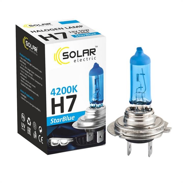 Solar 1247S2 Halogen lamp Solar H7 12V 55W PX26d StarBlue 4200K, SET 1247S2