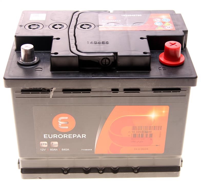 Eurorepar 1632648780 Battery Eurorepar 12V 60AH 640A(EN) R+ 1632648780