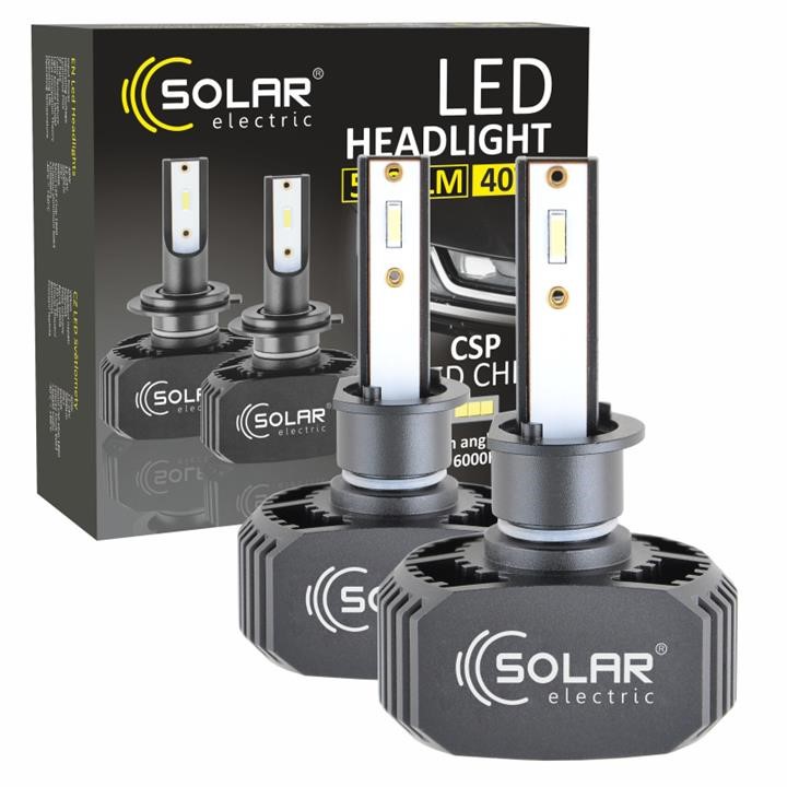 Solar 8201 LED lamp Solar H1 12-24V 6000K 5000Lm 40W CSP1860 2 pcs 8201