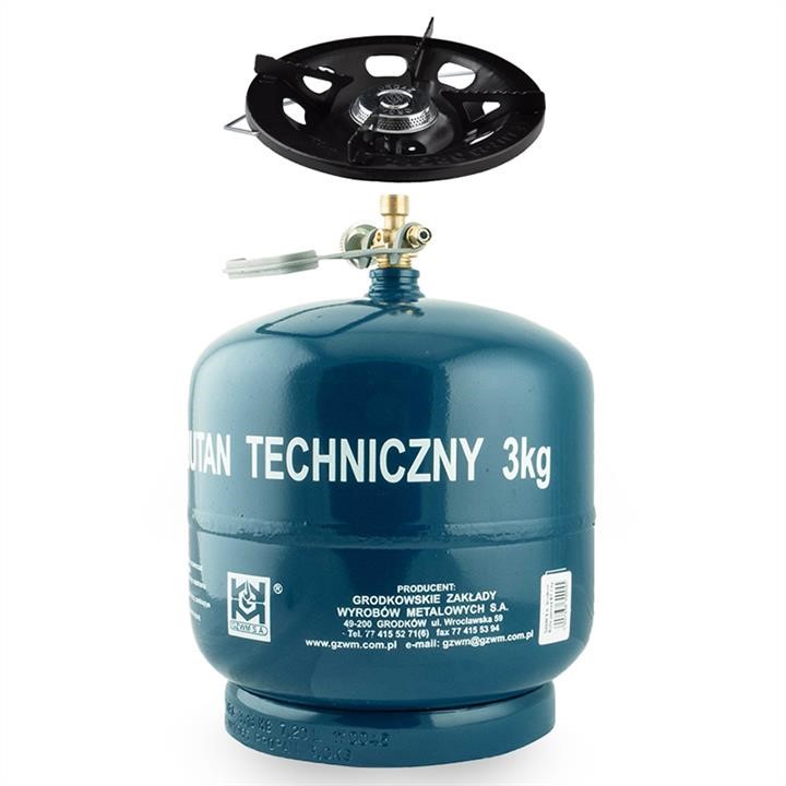 Orgaz NC00430 Gas Cylinder GZWM with EPK-630 Burner (Hob), 7.2L NC00430