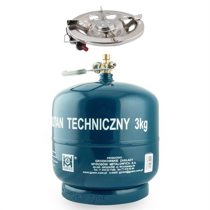 Orgaz NC00330 Gas Cylinder GZWM with CK-630 Burner (Hob), 7.2L NC00330