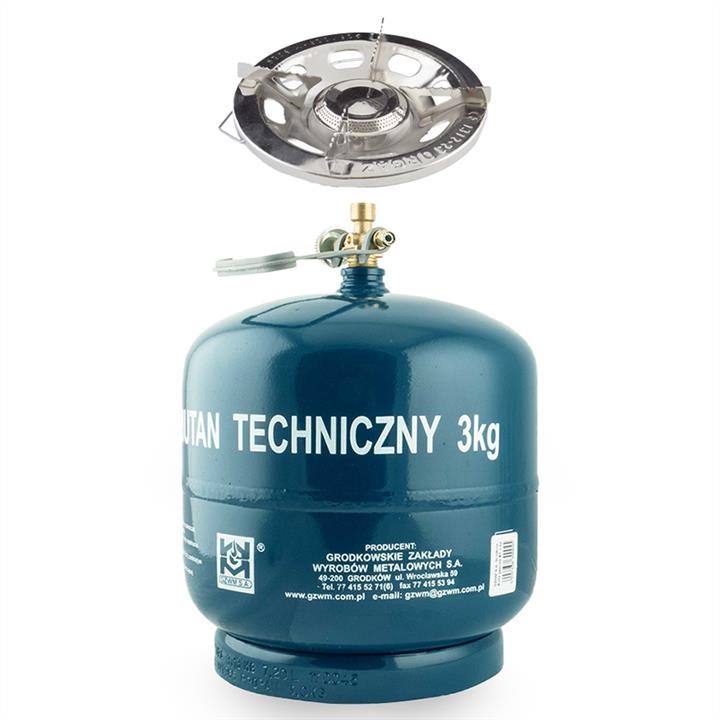 Orgaz NC00530 Gas Cylinder GZWM with K-635 Burner (Hob), 7.2L NC00530