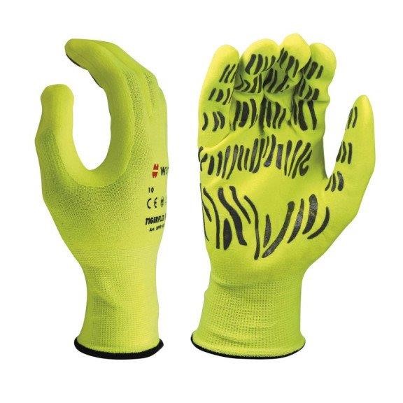 Wurth 0899403089 Protective gloves TIGERFLEX-(HI-LITE), pair, size 9 0899403089