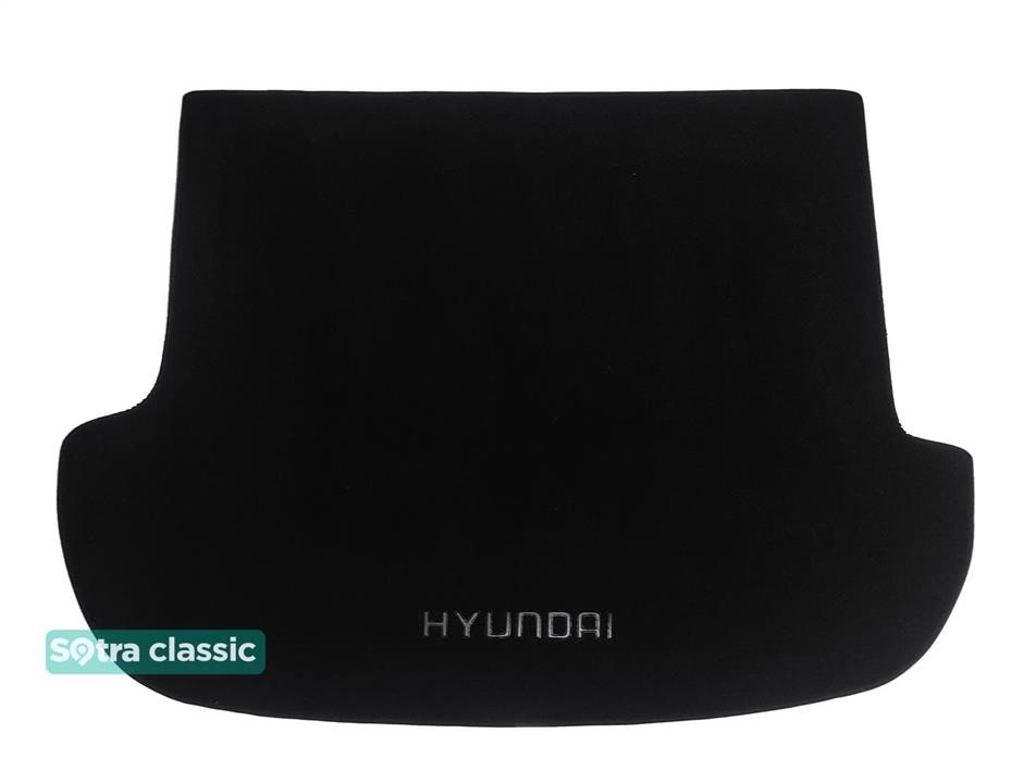 Sotra 01526-GD-BLACK Trunk mat Sotra Classic black for Hyundai Santa Fe 01526GDBLACK