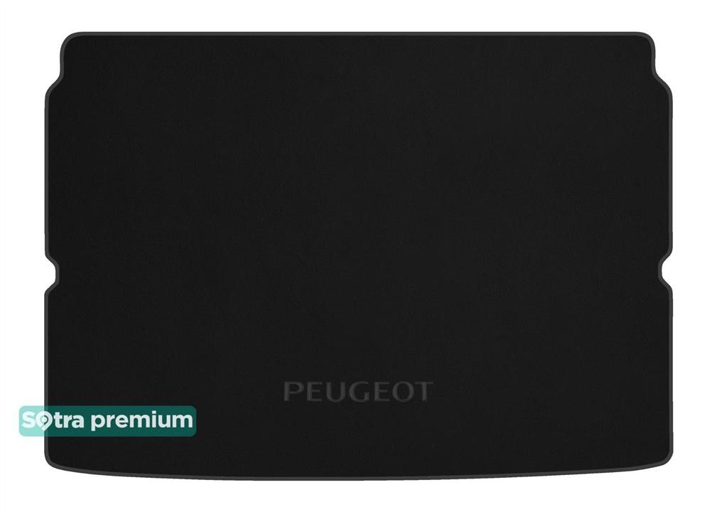 Sotra 90838-CH-BLACK Trunk mat Sotra Premium black for Peugeot 2008 90838CHBLACK