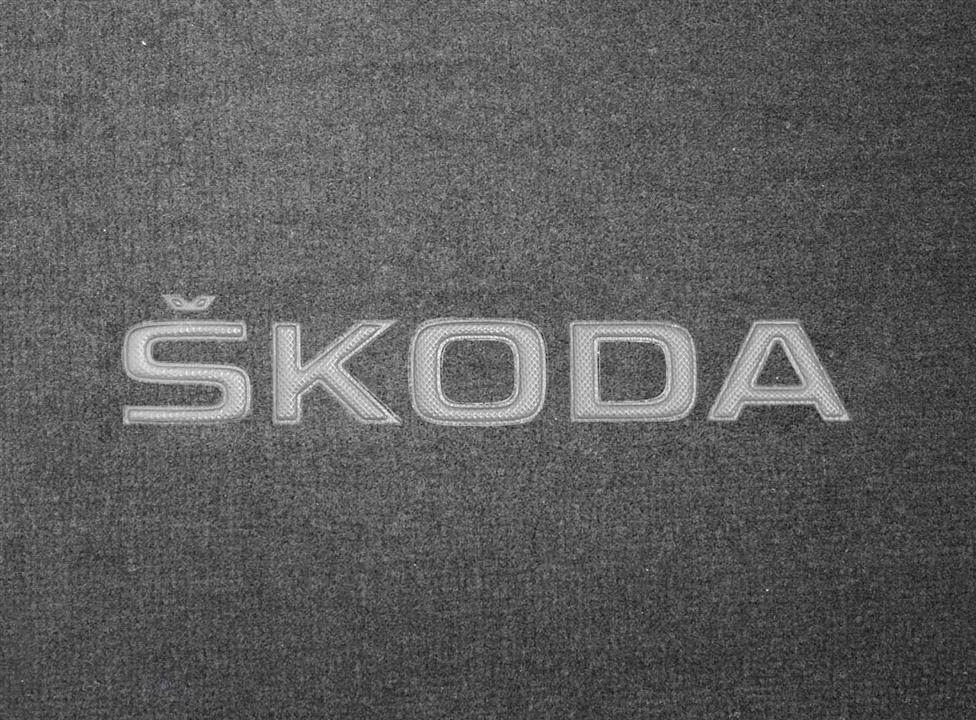 Trunk mat Sotra Premium grey for Skoda Rapid Sotra 05085-CH-GREY
