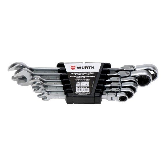 Wurth 071426350 Set of combination wrenches ZEBRA, 6 pcs. 071426350