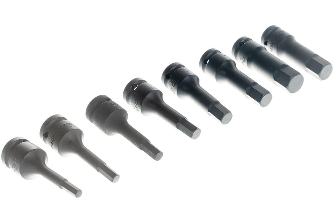 Impact socket set, 1/2" Hans 846016-8M