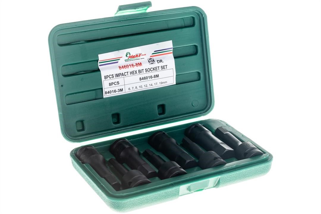 8460168M Hans Impact socket set, 1/2"