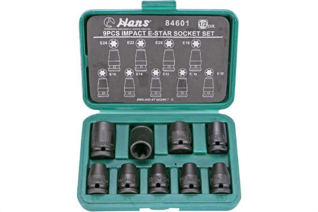 84601 Hans Impact socket set, 1/2"