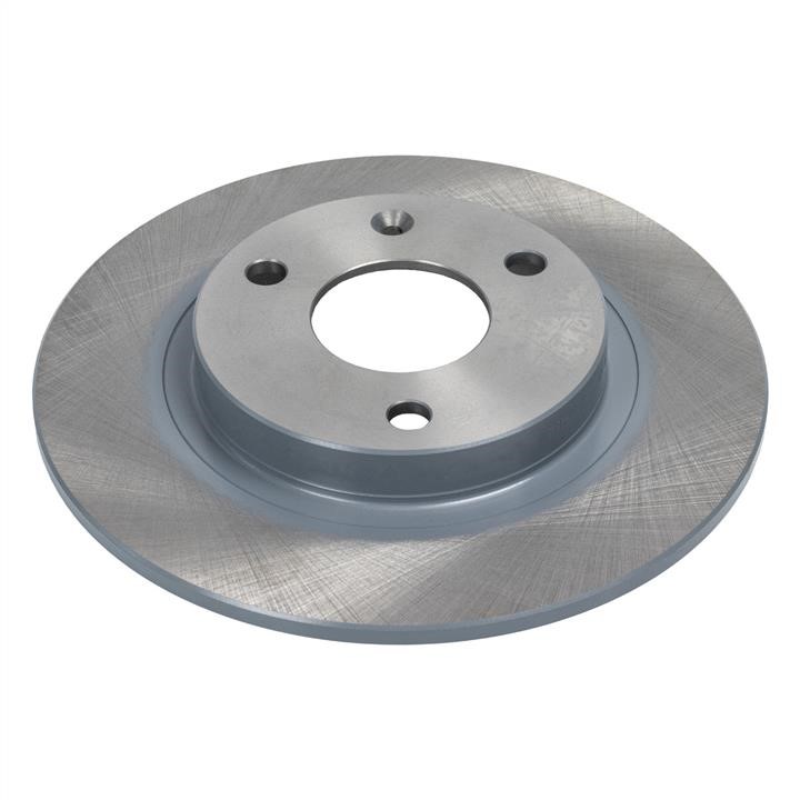 febi 10318 Unventilated front brake disc 10318