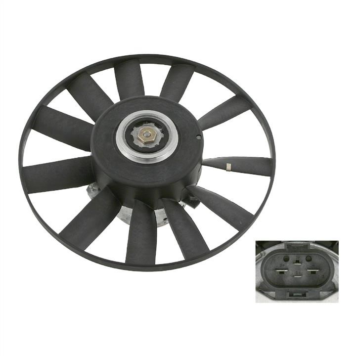 febi 26571 Hub, engine cooling fan wheel 26571