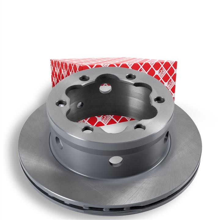 Rear vented brake disc febi 10639
