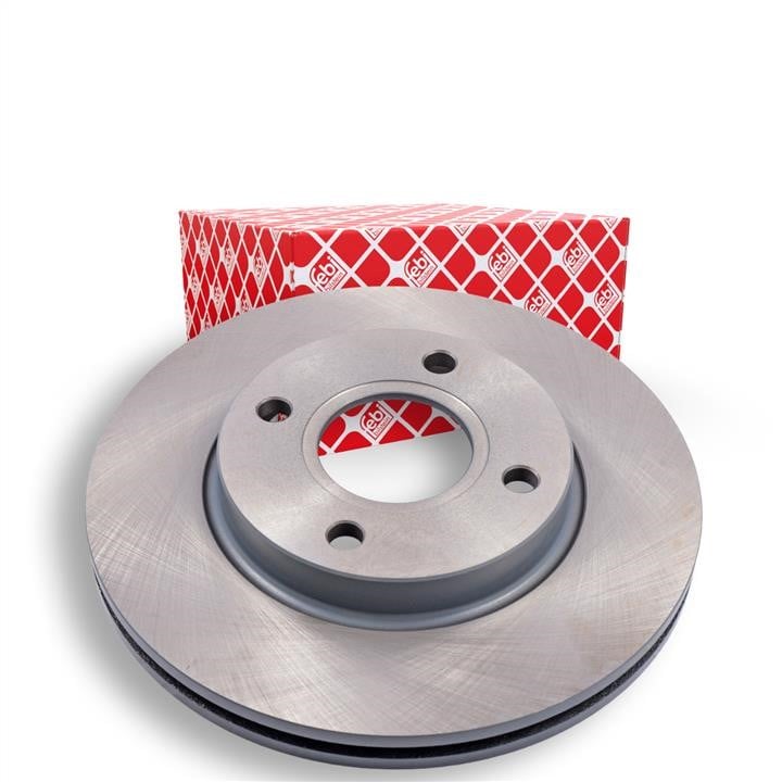 Front brake disc ventilated febi 12578