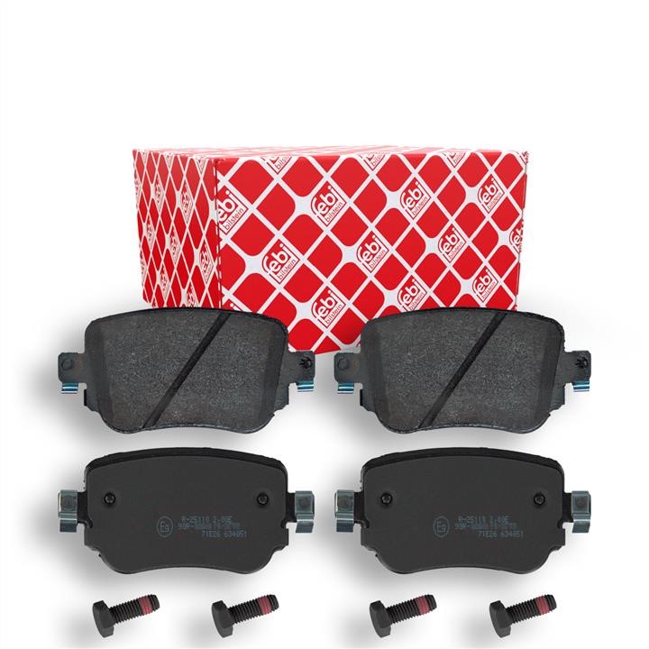 Rear brake pad set febi 16912