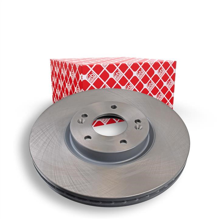 Front vented brake disc febi 29350