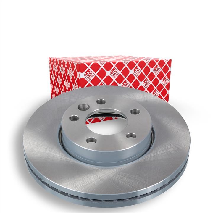 Front vented brake disc febi 28504