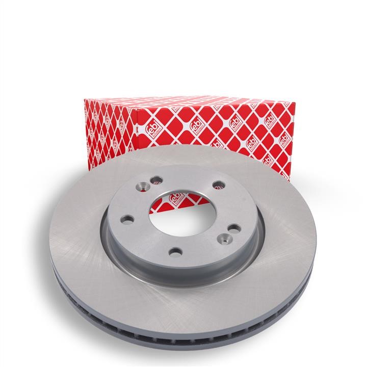 Front vented brake disc febi 31470