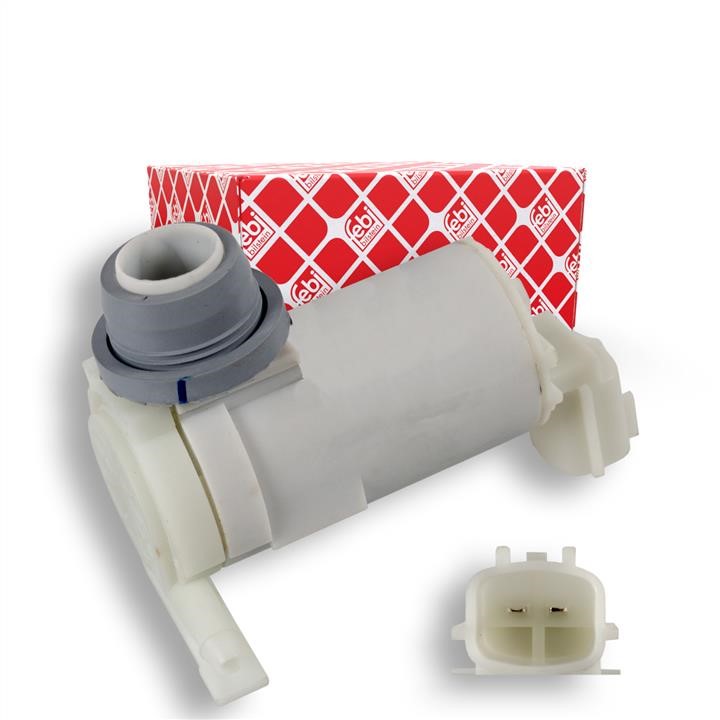 Windshield washer pump Isuzu: 109267 febi Washer Fluid Pump, window cleaning
