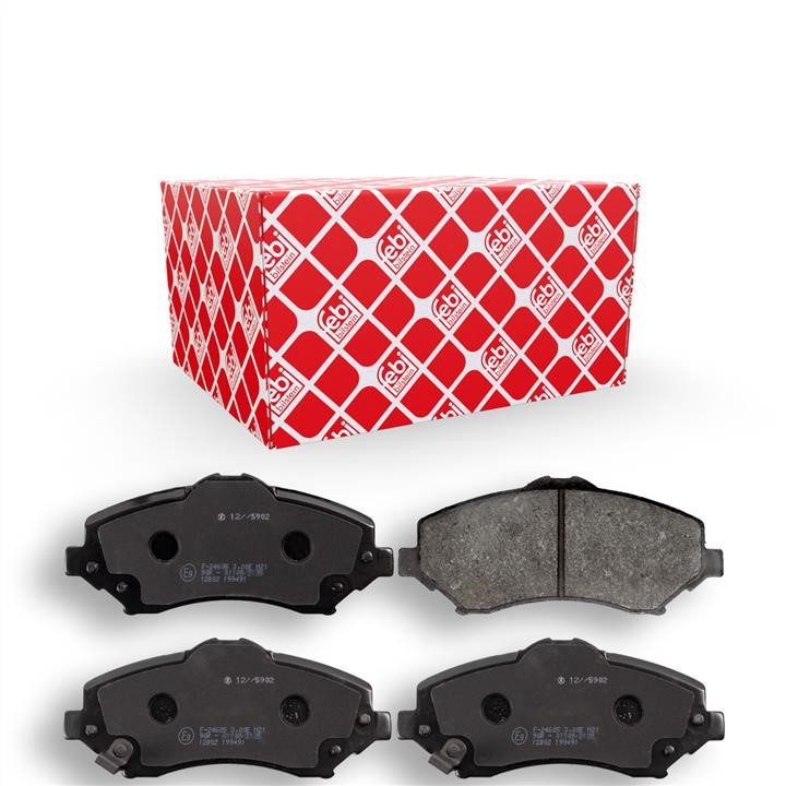Brake pad set febi 116063