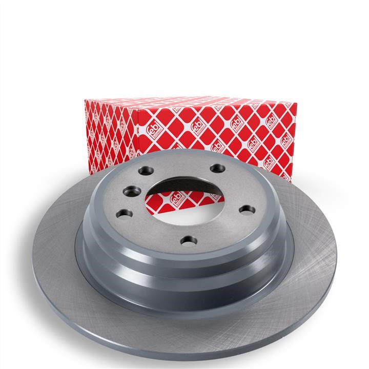 Rear solid brake disc febi 12325