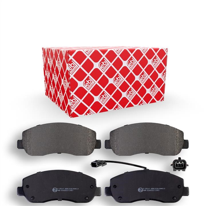 Brake pad set febi 16845