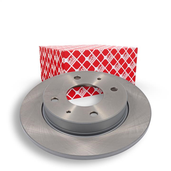 Rear brake disc, non-ventilated febi 22834