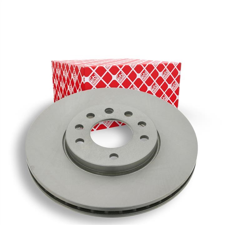 Front brake disc ventilated febi 23549