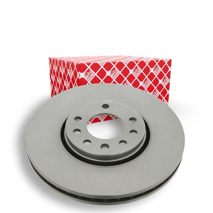 Front brake disc ventilated febi 23550