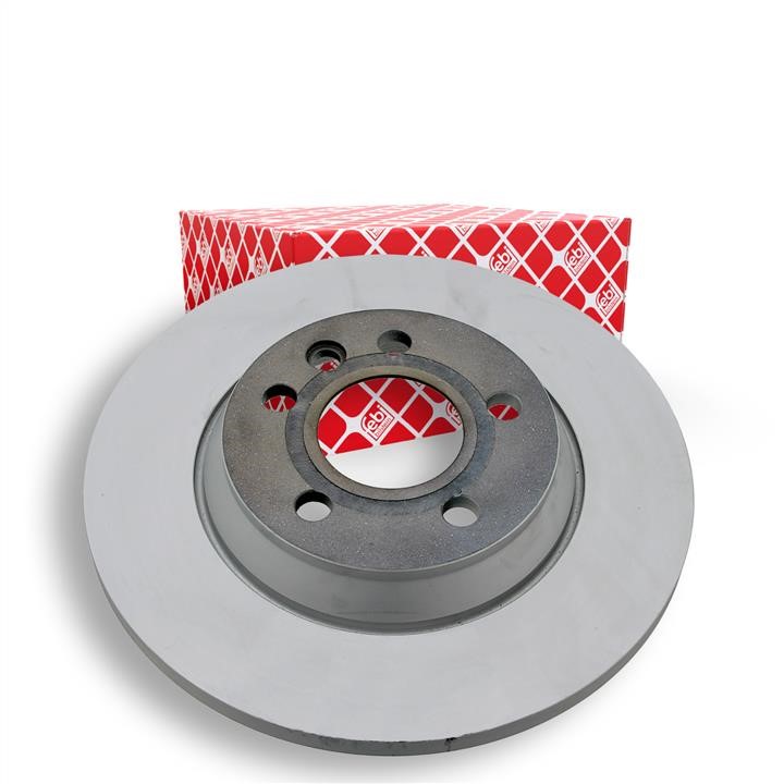 Rear brake disc, non-ventilated febi 23564
