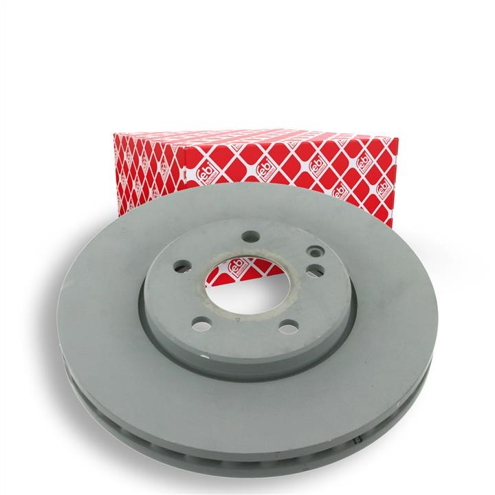 Front brake disc ventilated febi 24721