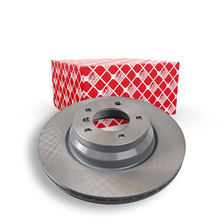 Front brake disc ventilated febi 24469