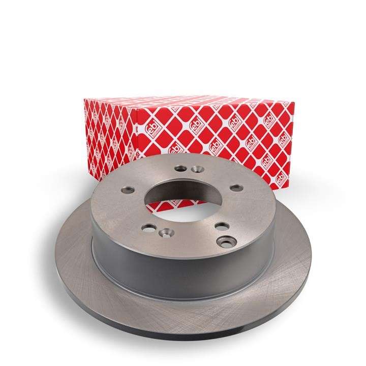 Rear solid brake disc febi 31491